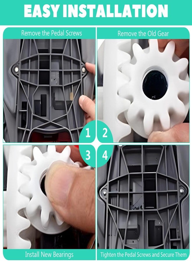Larrel 2 Pcs Spin Mop Replacement Parts, Pedal Bearing Replacement for Ocedar Mop Bucket One Way Clutch Gear Sprockets Repair Compatible with Most Rotation Mops Bucket on The Market - Image 4